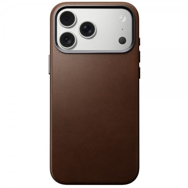 Nomad iPhone 17 Pro Max Deksel Traditional Leather Case Brun