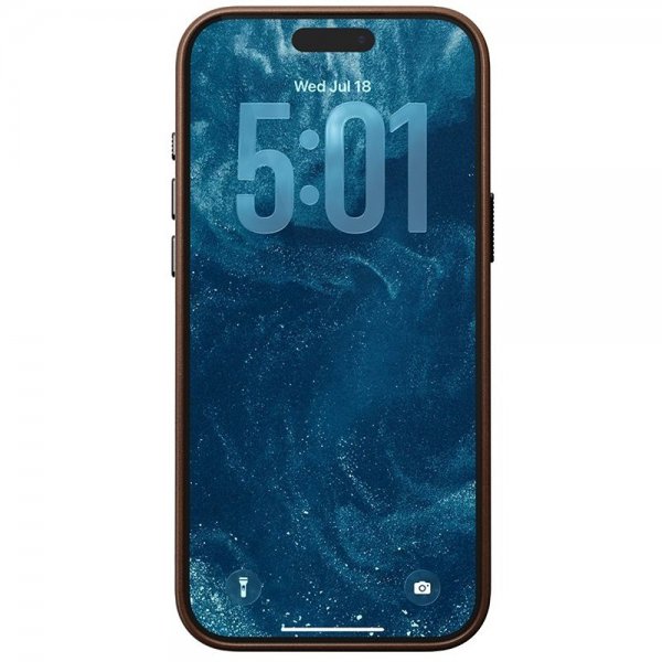 Nomad iPhone 17 Pro Max Deksel Traditional Leather Case Brun