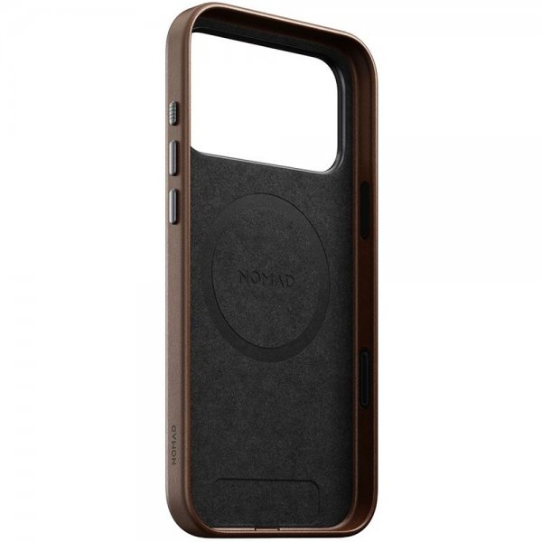 Nomad iPhone 17 Pro Max Deksel Traditional Leather Case Brun