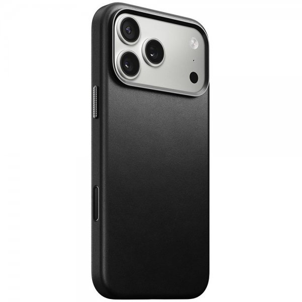 Nomad iPhone 17 Pro Max Deksel Traditional Leather Case Svart
