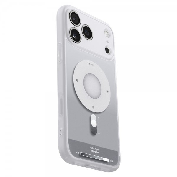 Spigen iPhone 17 Pro Max Deksel Ultra Hybrid Classic MagFit Sølv