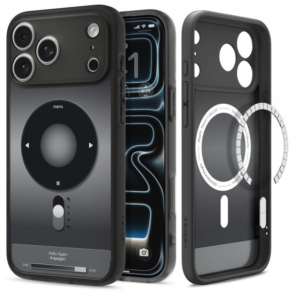 Spigen iPhone 17 Pro Max Deksel Ultra Hybrid Classic MagFit Svart