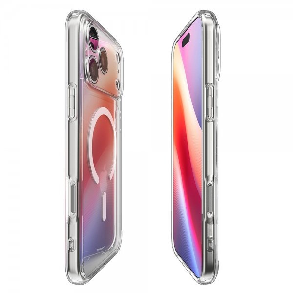 Spigen iPhone 17 Pro Max Deksel Ultra Hybrid MagFit Clear White