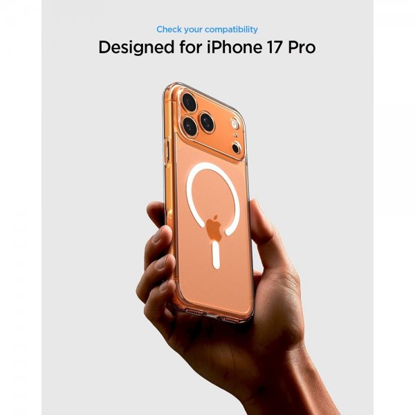 Spigen iPhone 17 Pro Max Deksel Ultra Hybrid MagFit Frost White