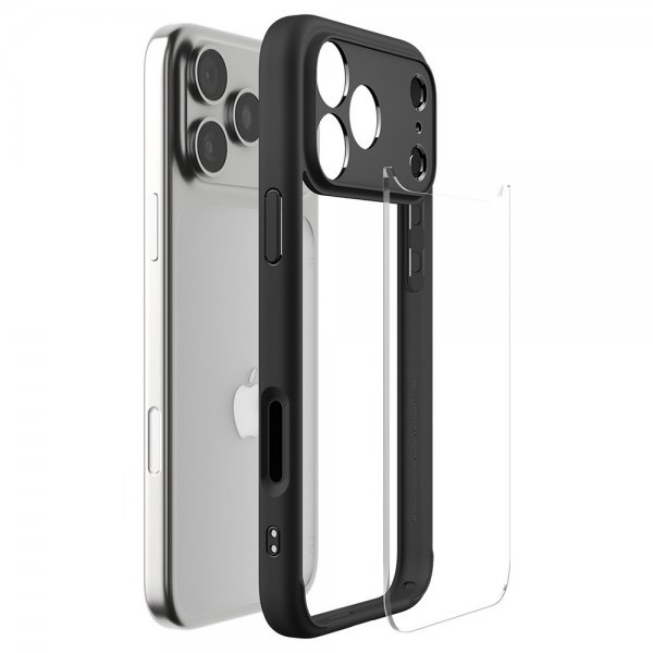 Spigen iPhone 17 Pro Max Deksel Ultra Hybrid Matte Black
