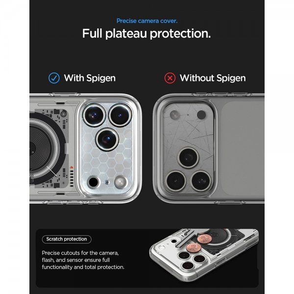Spigen iPhone 17 Pro Max Deksel Ultra Hybrid Neo One MagFit