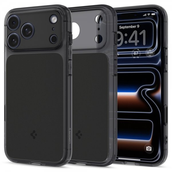 Spigen iPhone 17 Pro Max Deksel Ultra Hybrid T MagFit Matte Black