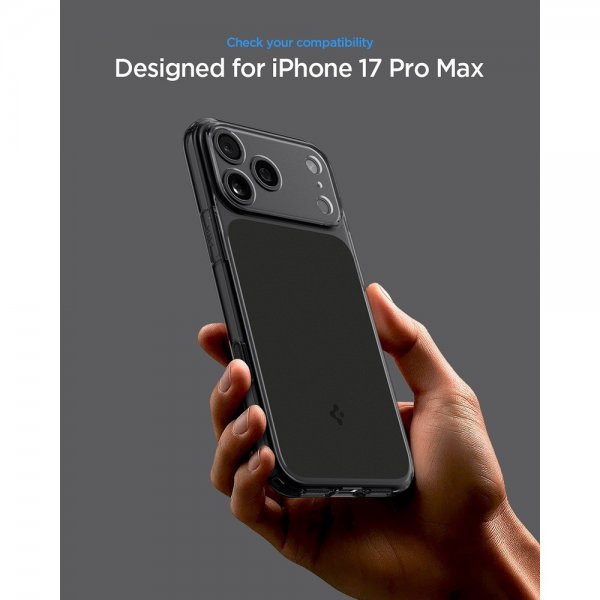 Spigen iPhone 17 Pro Max Deksel Ultra Hybrid T MagFit Matte Black