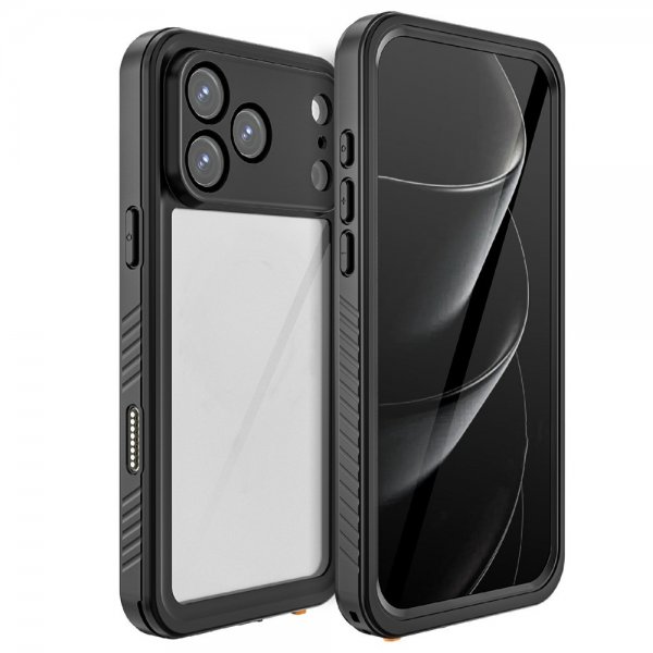 Redpepper iPhone 17 Pro Max Deksel Vanntett IP68 Svart