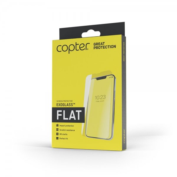 Copter iPhone 17 Pro Max Skjermbeskytter Exoglass Flat
