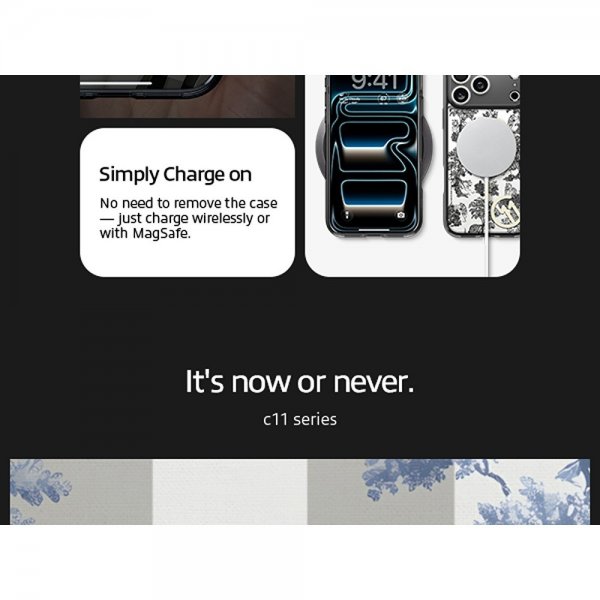 Spigen iPhone 17 Pro Deksel C11 MagFit Nocturne
