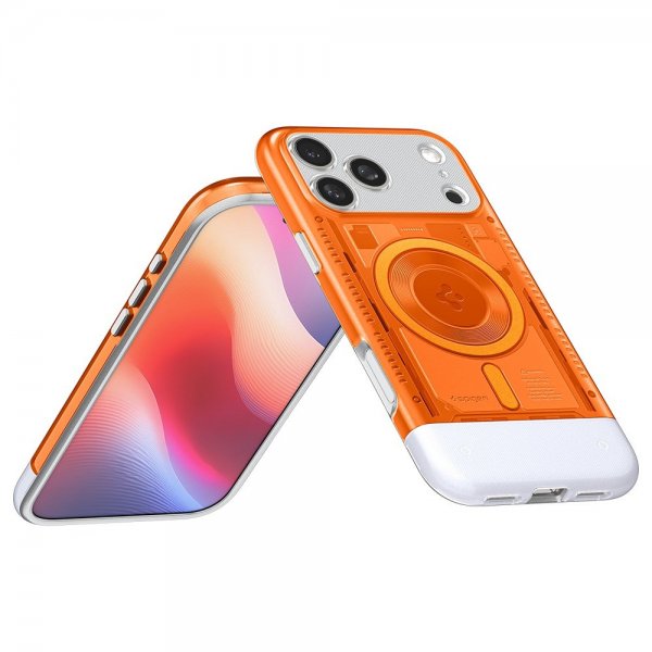 Spigen iPhone 17 Pro Deksel Classic C1 MagFit Tangerine