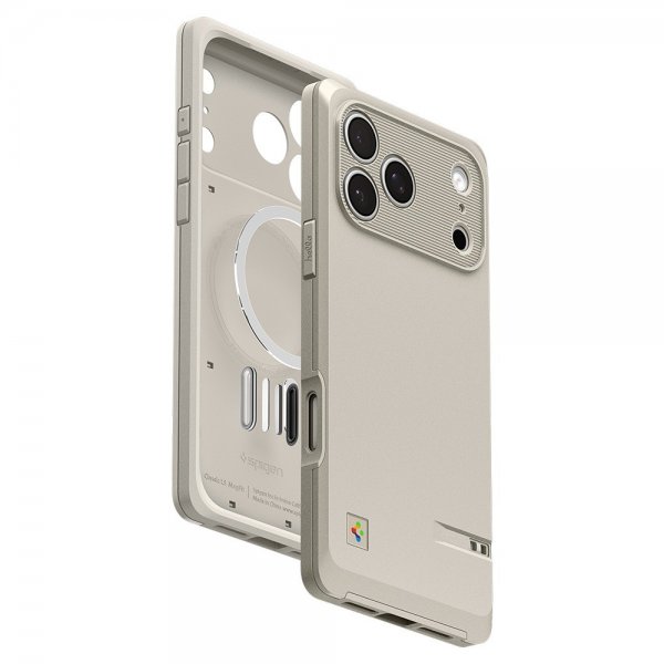 Spigen iPhone 17 Pro Deksel Classic LS MagFit Stone