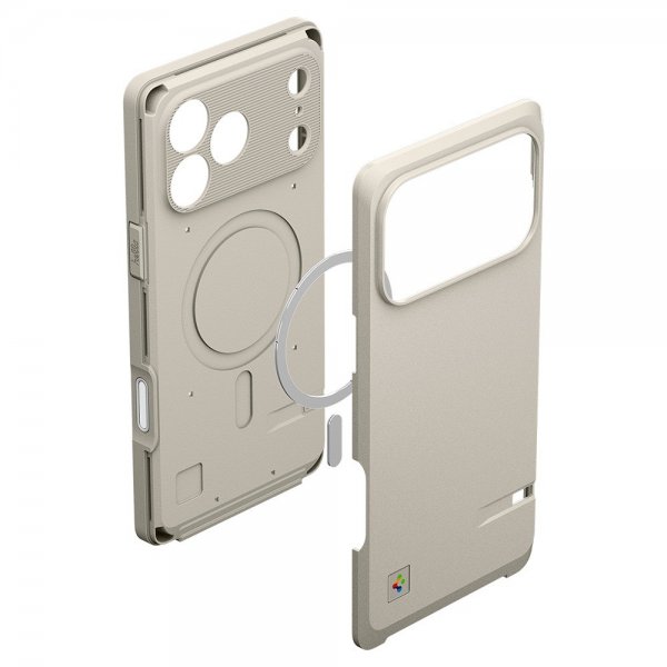 Spigen iPhone 17 Pro Deksel Classic LS MagFit Stone