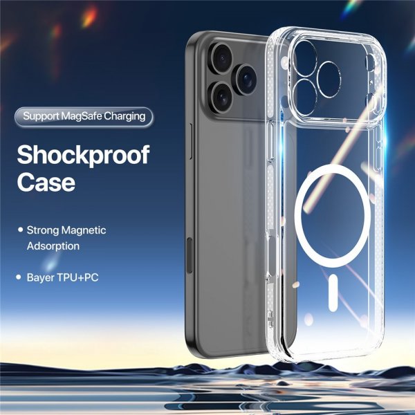 Dux Ducis iPhone 17 Pro Deksel Clin Series MagSafe Transparent