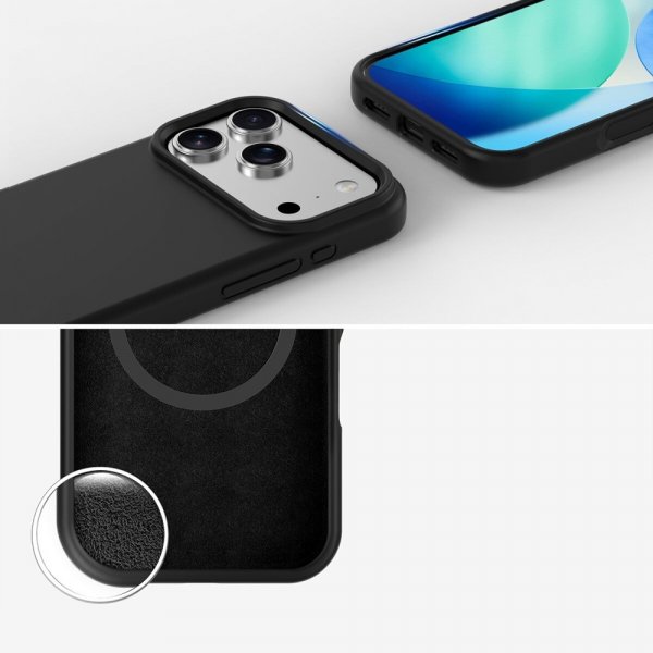 4smarts iPhone 17 Pro Deksel Cupertino MagSafe Svart