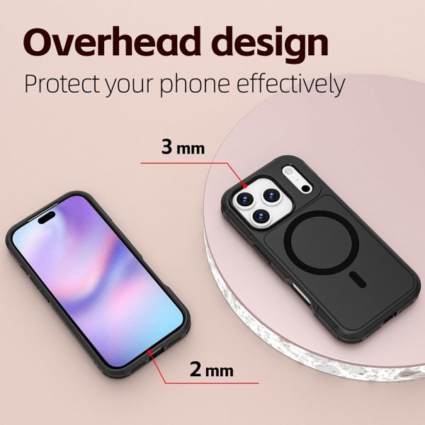 4smarts iPhone 17 Pro Deksel Defend Case Ultimag Svart