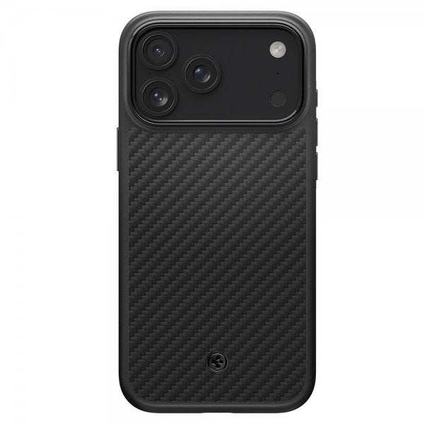 Spigen iPhone 17 Pro Deksel Enzo Aramid T MagFit Svart