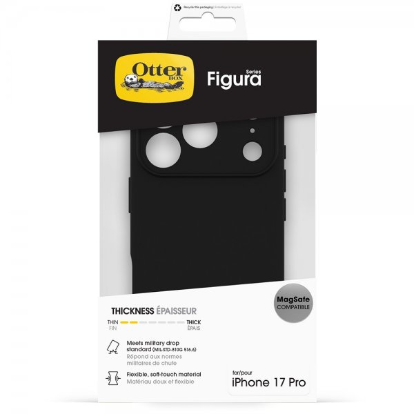 Otterbox iPhone 17 Pro Deksel Figura MagSafe Svart