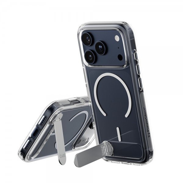 CARE by PanzerGlass iPhone 17 Pro Deksel Kickstand MagSafe Transparent