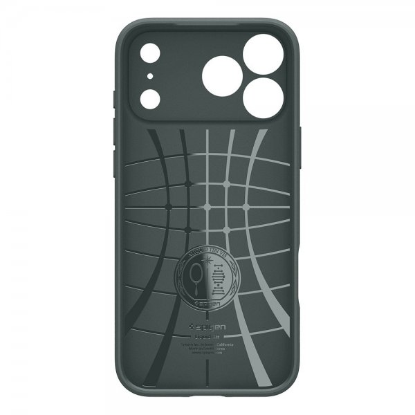 Spigen iPhone 17 Pro Deksel Liquid Air Abyss Green