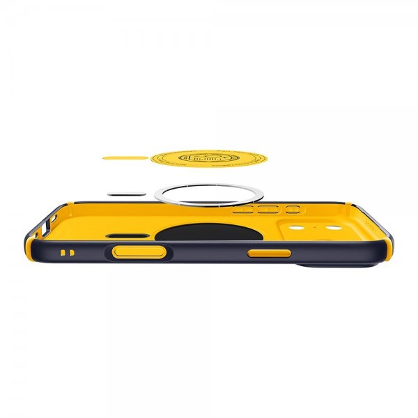 Spigen iPhone 17 Pro Deksel Nano Pop Hybrid MagFit Blueberry Navy