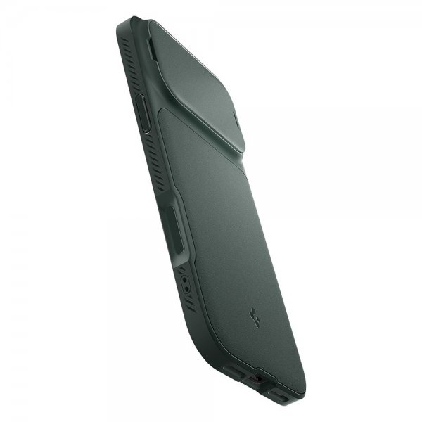 Spigen iPhone 17 Pro Deksel Optik Armor MagFit Abyss Green