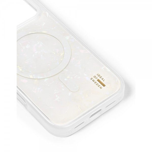 Ideal of Sweden iPhone 17 Pro Deksel Pearlised Case MagSafe Hvit