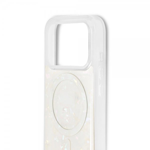 Ideal of Sweden iPhone 17 Pro Deksel Pearlised Case MagSafe Hvit