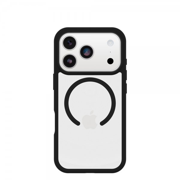 Otterbox iPhone 17 Pro Deksel React MagSafe Black Crystal