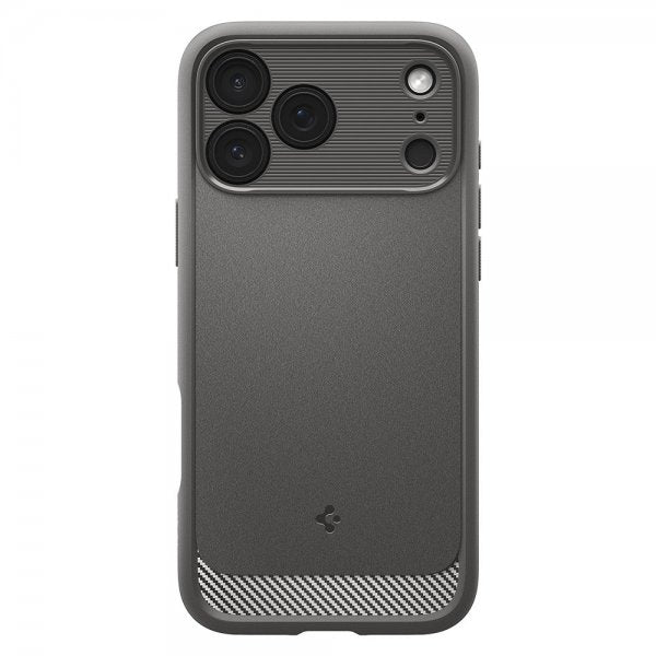Spigen iPhone 17 Pro Deksel Rugged Armor MagFit Grå