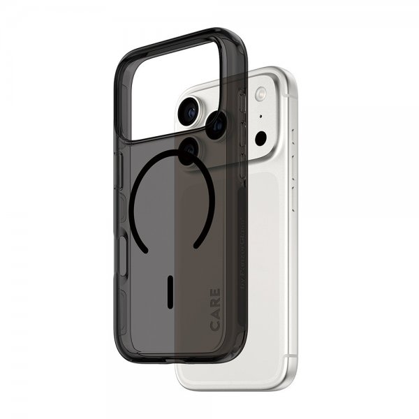 CARE by PanzerGlass iPhone 17 Pro Deksel Smokey MagSafe Svart