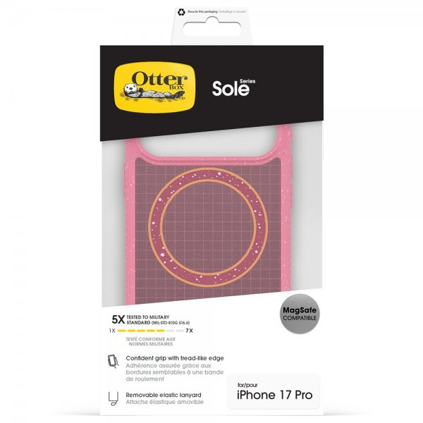 Otterbox iPhone 17 Pro Deksel Sole MagSafe Rosa