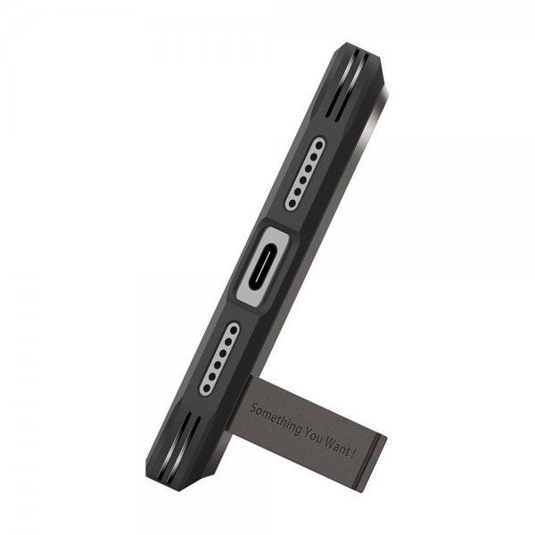 Spigen iPhone 17 Pro Deksel Tough Armor T MagFit Gunmetal