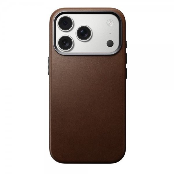 Nomad iPhone 17 Pro Deksel Traditional Leather Case Brun