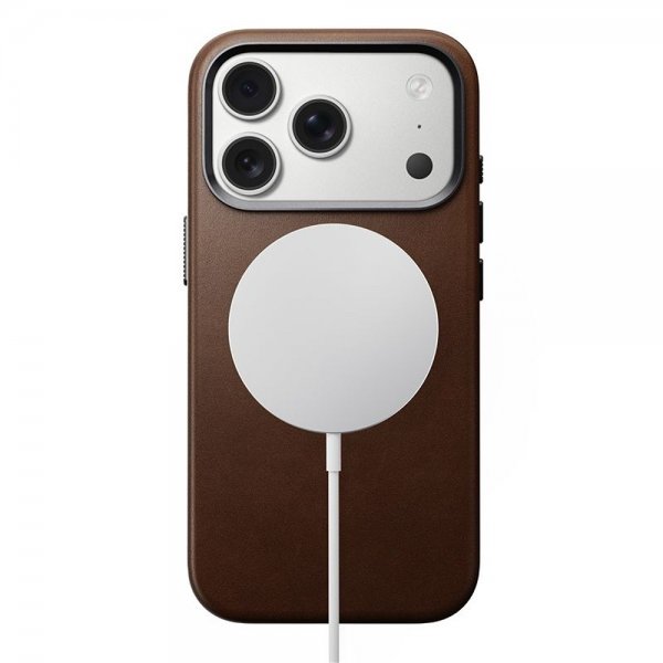 Nomad iPhone 17 Pro Deksel Traditional Leather Case Brun