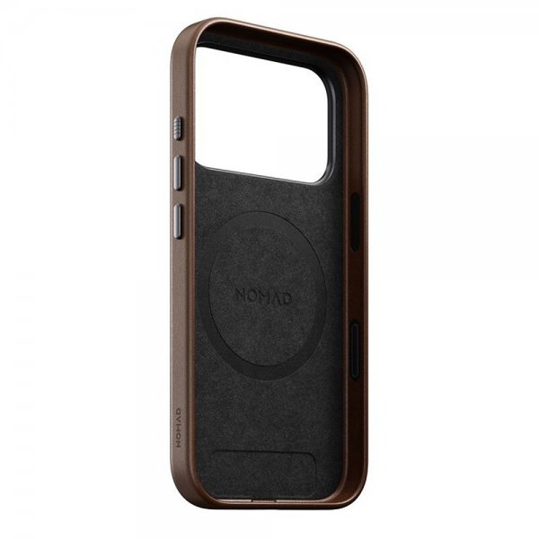 Nomad iPhone 17 Pro Deksel Traditional Leather Case Brun