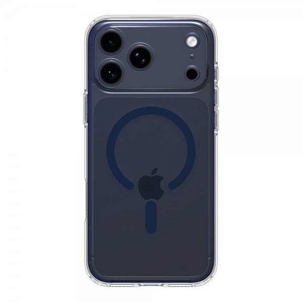 Spigen iPhone 17 Pro Deksel Ultra Hybrid MagFit Clear Deep Blue