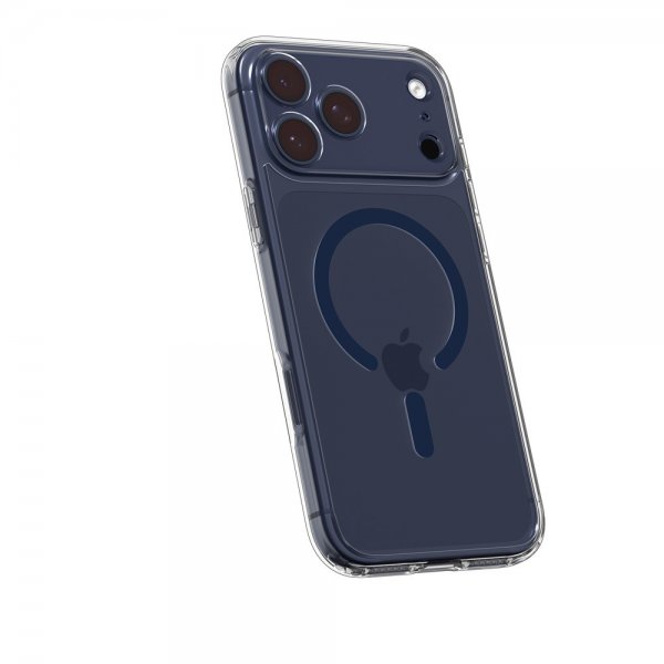 Spigen iPhone 17 Pro Deksel Ultra Hybrid MagFit Clear Deep Blue