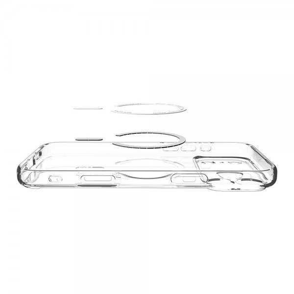 Spigen iPhone 17 Pro Deksel Ultra Hybrid MagFit Clear Gold
