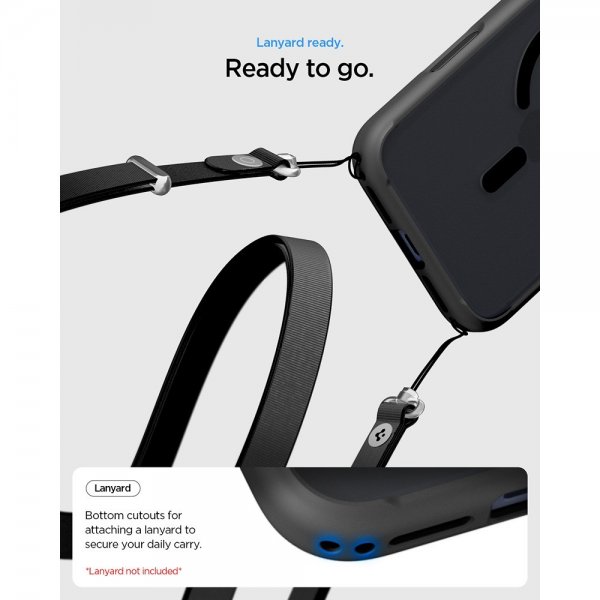 Spigen iPhone 17 Pro Deksel Ultra Hybrid MagFit Frost Black