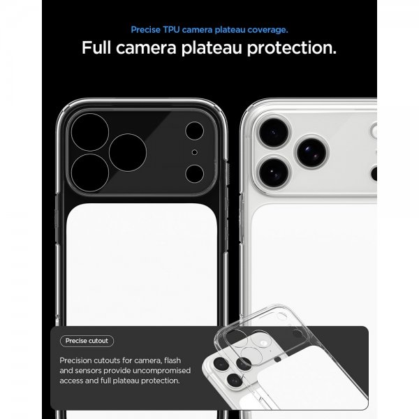 Spigen iPhone 17 Pro Deksel Ultra Hybrid T MagFit Glossy White