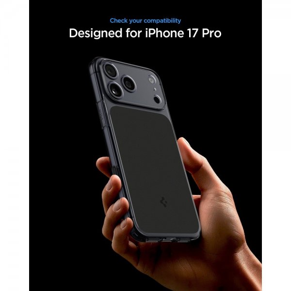 Spigen iPhone 17 Pro Deksel Ultra Hybrid T MagFit Matte Black