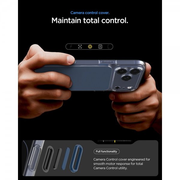 Spigen iPhone 17 Pro Deksel Ultra Hybrid T MagFit Matte Blue