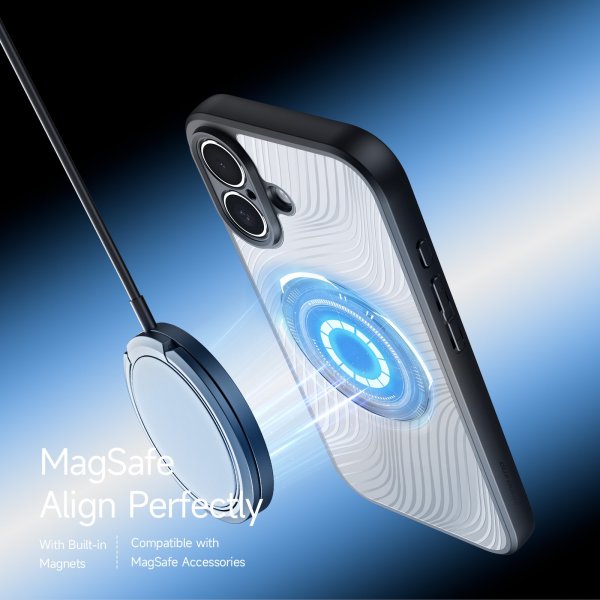 Dux Ducis iPhone 17 Deksel Aimo Series MagSafe Svart