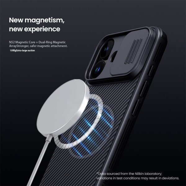 Nillkin iPhone 17 Deksel CamShield Pro MagSafe Svart