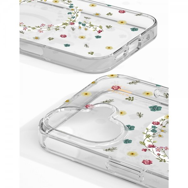 Ideal of Sweden iPhone 17 Deksel Clear Case MagSafe Petite Floral