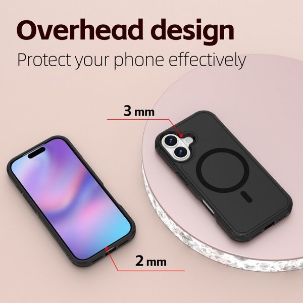 4smarts iPhone 17 Deksel Defend Case Ultimag Svart