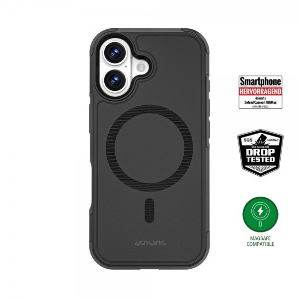 4smarts iPhone 17 Deksel Defend Case Ultimag Svart