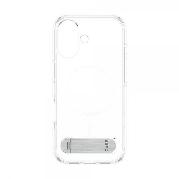 CARE by PanzerGlass iPhone 17 Deksel Kickstand MagSafe Transparent